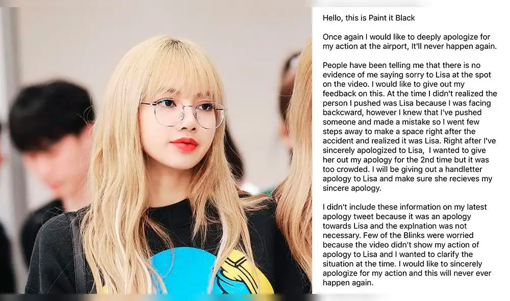 Segunda declaración del fansite que provocó el incidente.