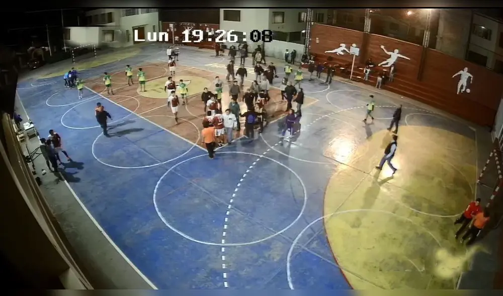 Partido de handball en Arequipa termina en pelea de jugadores [VIDEO]