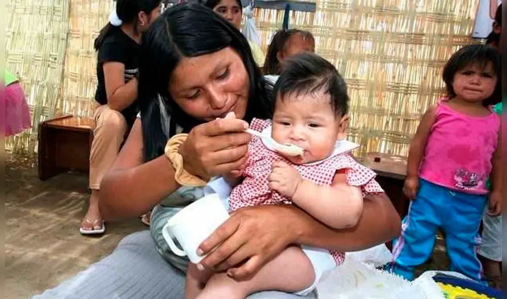 La desnutrición infantil en el Perú se ha reducido en un 21% en las dos últimas décadas. (Foto: Difusión) La desnutrición infantil en el Perú se ha reducido en un 21% en las dos últimas décadas. (Foto: Difusión)