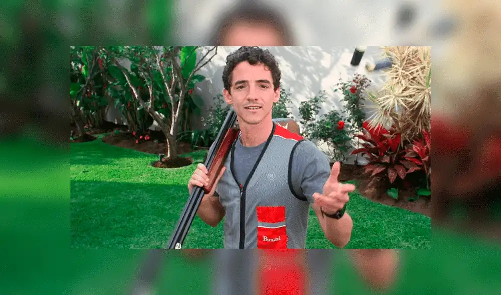 Alessandro de Souza compite en tiro. Foto: Difusión