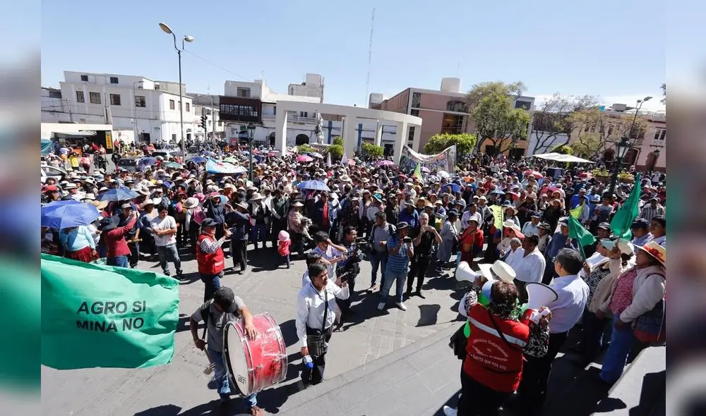 Protesta en Arequipa