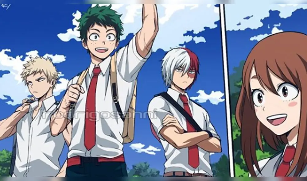 My Hero Academia: El sorprendente FanArt de Midoriya y Bakugo tras 'Time Skip' que ha cautivado a los fans [FOTOS]