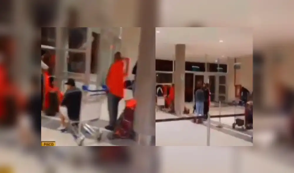 Pisco: al menos 300 pasajeros permanecen varados en aeropuerto [VIDEO]