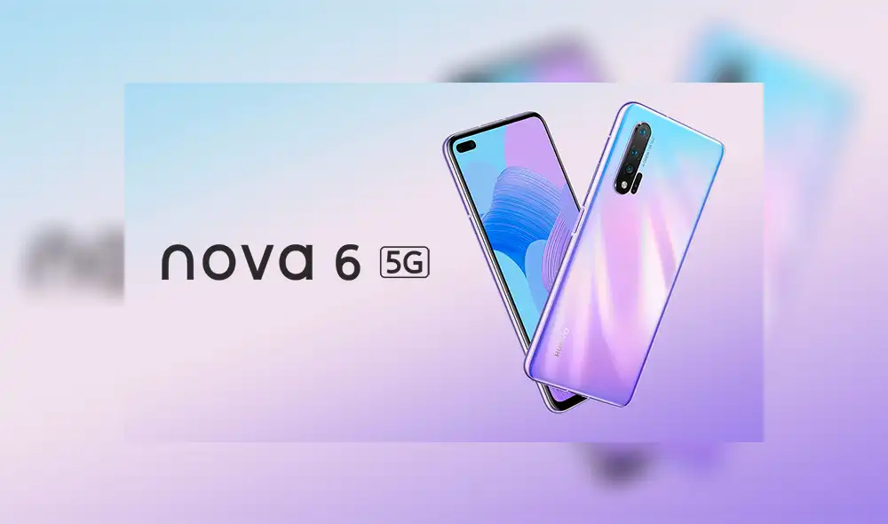 Lanzamiento oficial del Huawei Nova 6 5G.