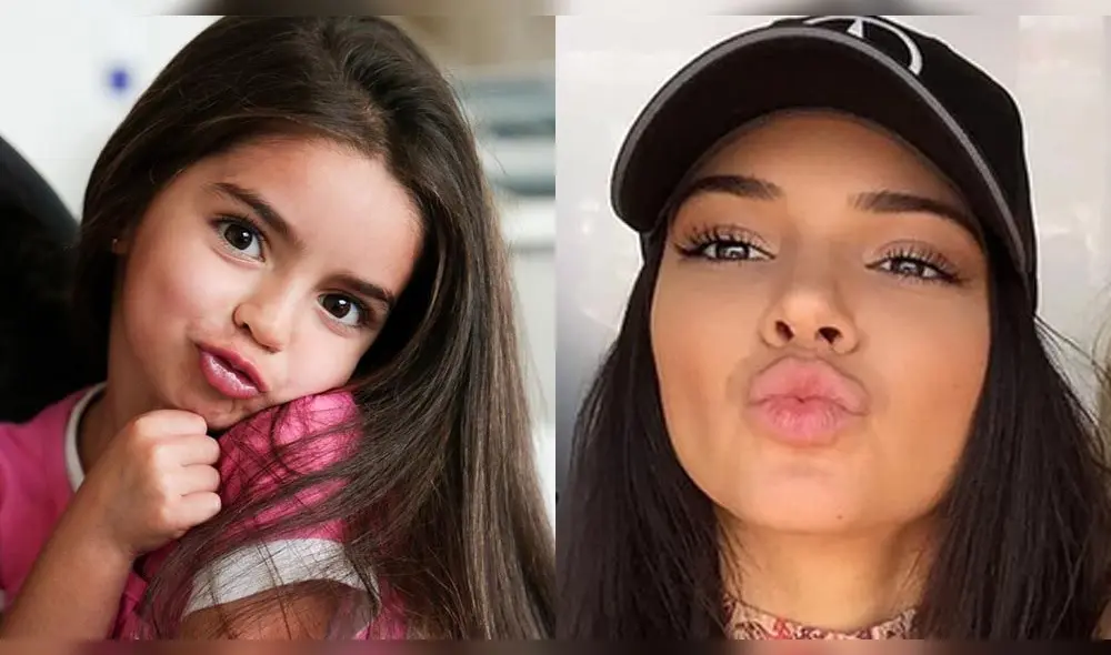 El increíble parecido de Kendall Jenner con la hija menor de Eugenio Derbez. Fuente: Instagram El increíble parecido de Kendall Jenner con la hija menor de Eugenio Derbez. Fuente: Instagram