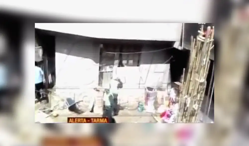 Tarma: un muerto tras explosión en taller clandestino de pirotécnicos [VIDEO]