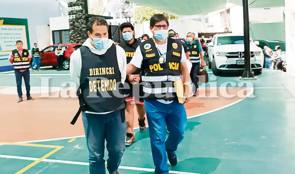 Detenidos. Son 23 los extranjeros que fueron capturados con una orden judicial. Faltan capturar a un número similar de integrantes, entre ellos el cabecilla. Foto: La República