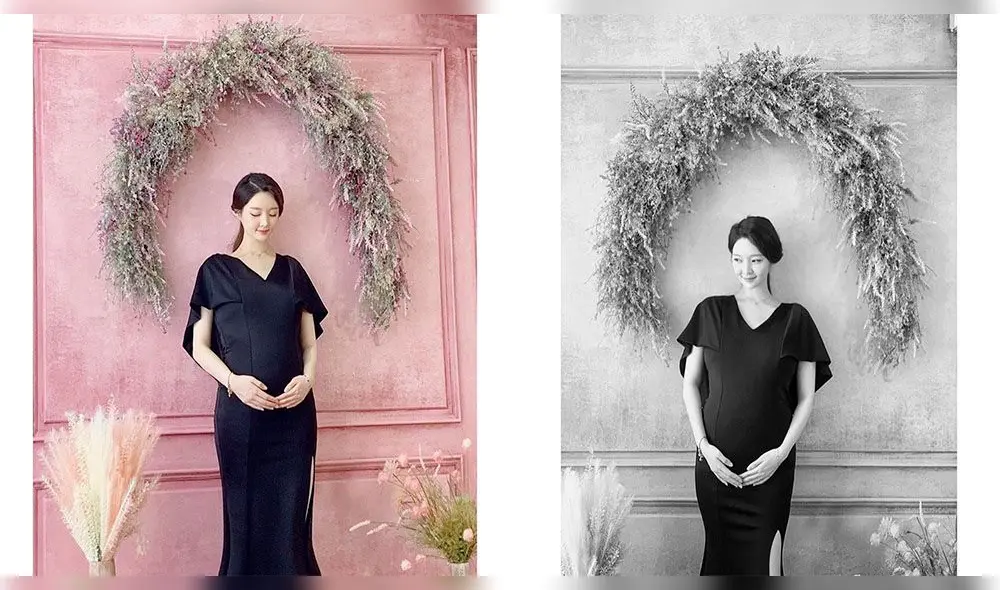 Areum da un adelanto de sus sesión de fotos de embarazo. Areum da un adelanto de sus sesión de fotos de embarazo.