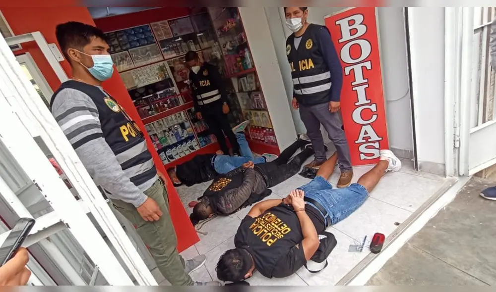 Seguimiento y captura de delincuentes estuvo a cargo de personal policial de la División de Secuestros. (Foto: Jéssica Merino / GLR - URPI)