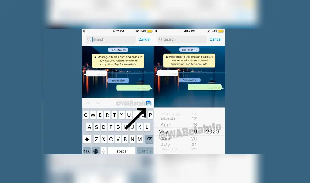 Así sería la nueva herramienta de búsqueda de WhatsApp. Así sería la nueva herramienta de búsqueda de WhatsApp.