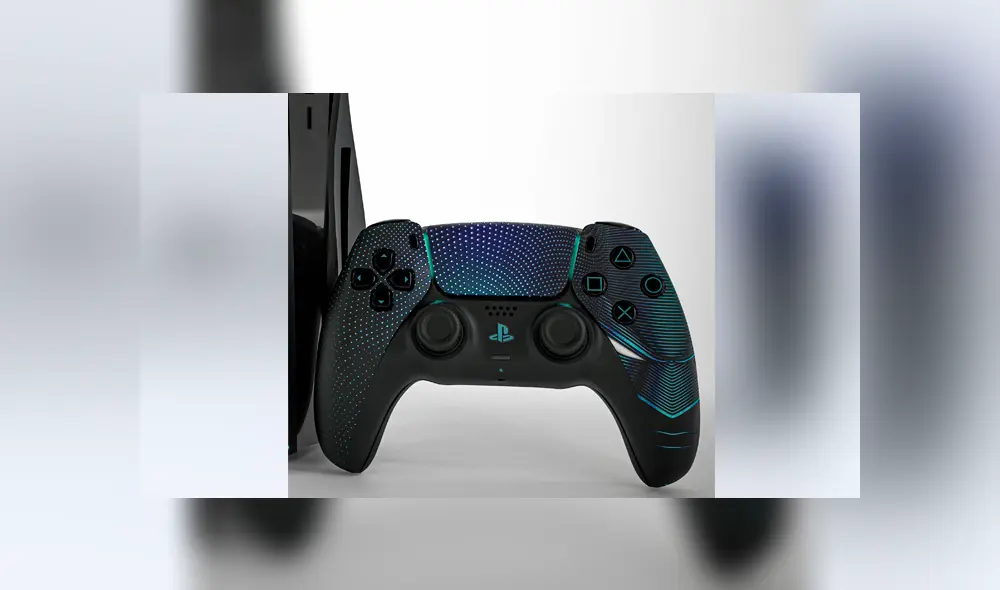 Mando DualSense de la PS5 inspirada en Batman. Foto: XboxPope / Twitter. Mando DualSense de la PS5 inspirada en Batman. Foto: XboxPope / Twitter.