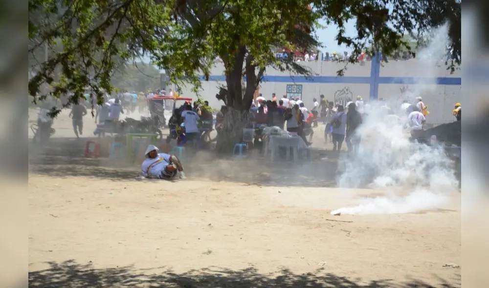 Hincha resultó con una fractura en la pierna