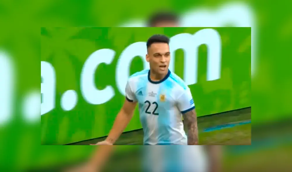 Argentina vs Qatar: gol de Lautaro Martínez en la Copa América 2019. Foto: Captura de video Argentina vs Qatar: gol de Lautaro Martínez en la Copa América 2019. Foto: Captura de video