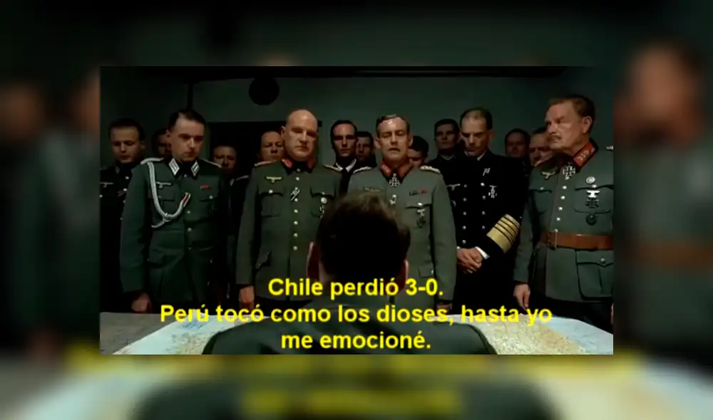 Facebook viral: “Hitler” se entera de la goleada de Perú a Chile y tiene inesperada reacción Facebook viral: “Hitler” se entera de la goleada de Perú a Chile y tiene inesperada reacción