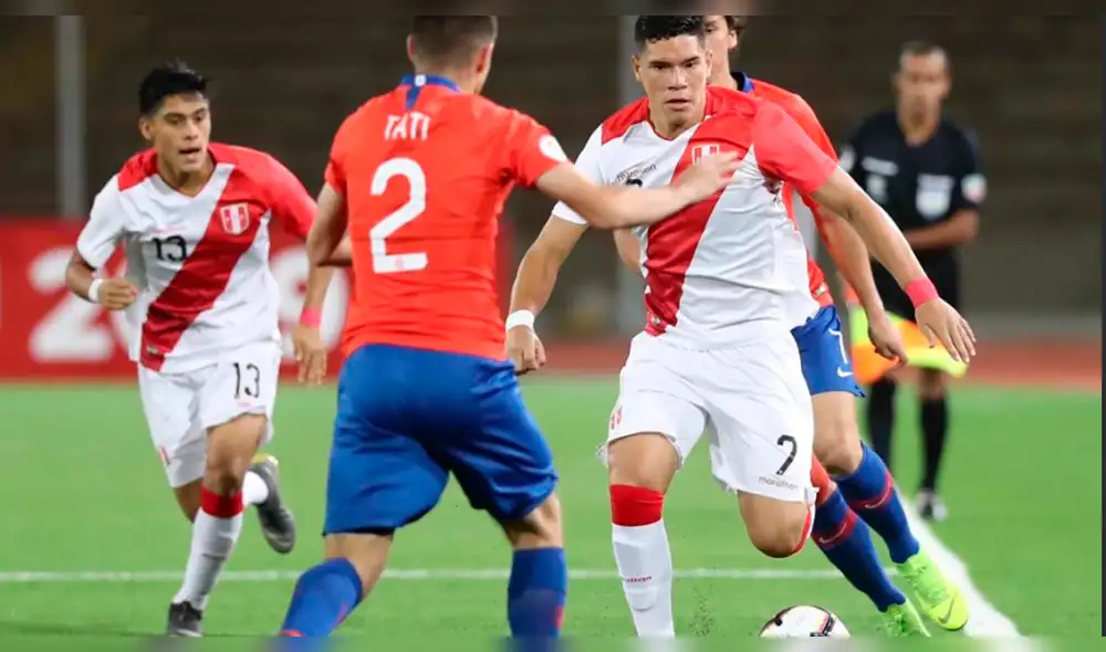 Perú fue superado por Chile en la fecha 2 del Hexagonal final del Sudamericano Sub 17