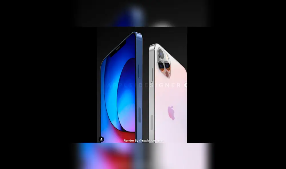 iPhone 12 Pro en color blanco. Foto: Instagram / Apple_idesigner.