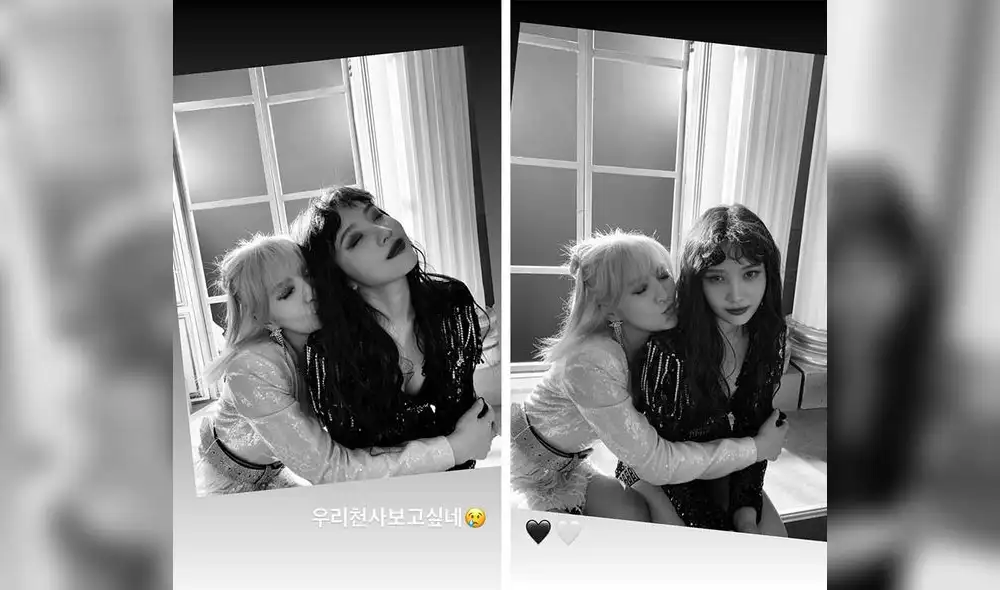 Wendy y Joy en el descanso de la grabación del MV de Psycho.