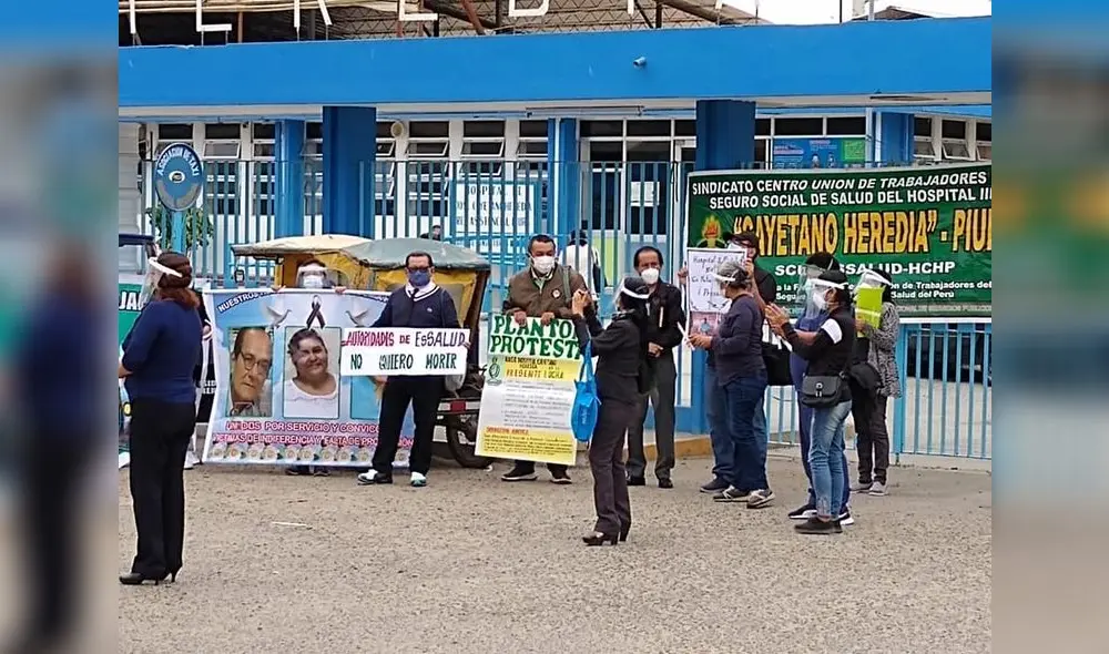 Trabajadores exigen pago de bono e implementos de bioseguridad.