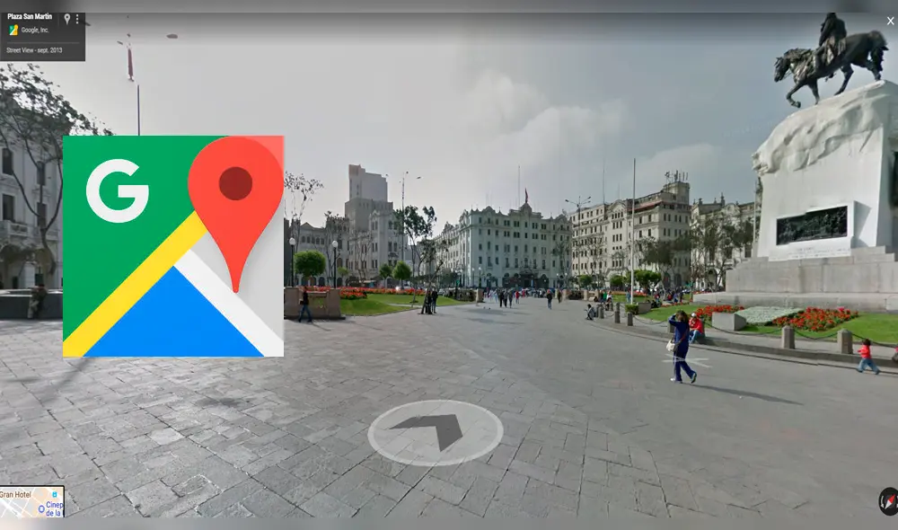 Google Maps: Detalle captado en la Plaza San Martín sorprende a usuario Google Maps: Detalle captado en la Plaza San Martín sorprende a usuario