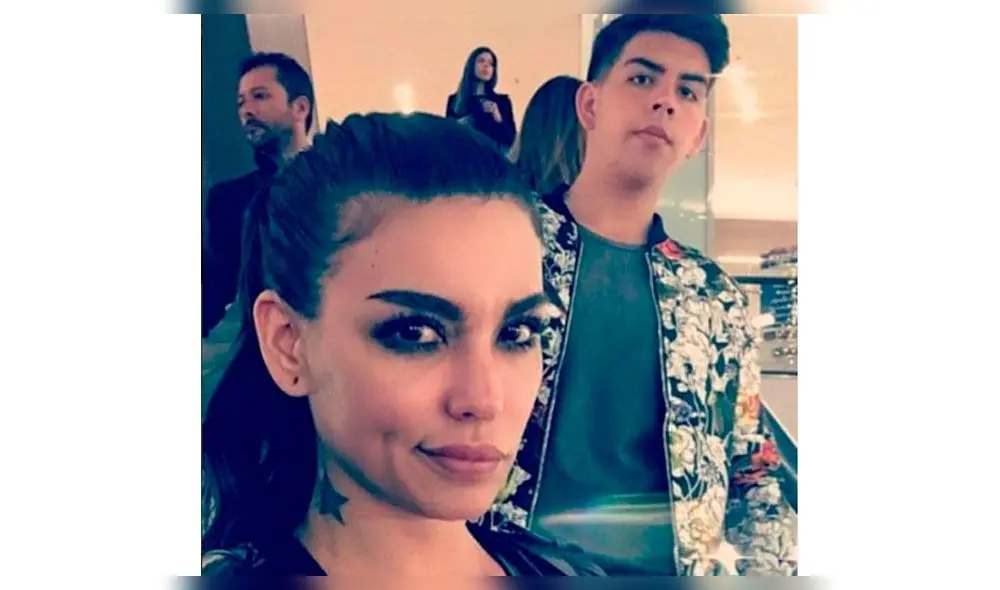 Angie Jibaja y su hijo Nicolás Garay Foto: Instagram Angie Jibaja y su hijo Nicolás Garay Foto: Instagram