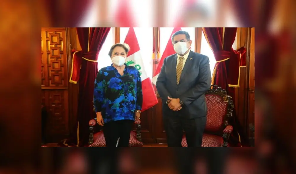 Rosario Sasieta en Pleno Mujer. Foto: Congreso del Perú