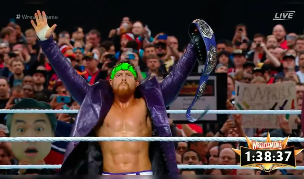 Wrestlemania 35: Tony Nese le arrebató el campeonato crucero a Buddy Murphy [VIDEO]