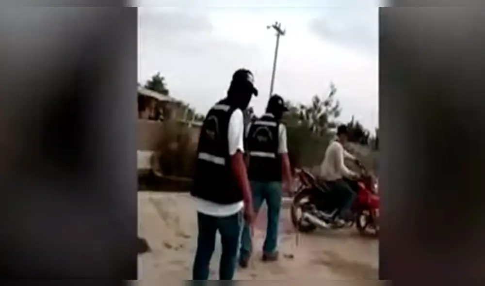 Ronderos encapuchados agreden a esposos en Sullana. Ronderos encapuchados agreden a esposos en Sullana.