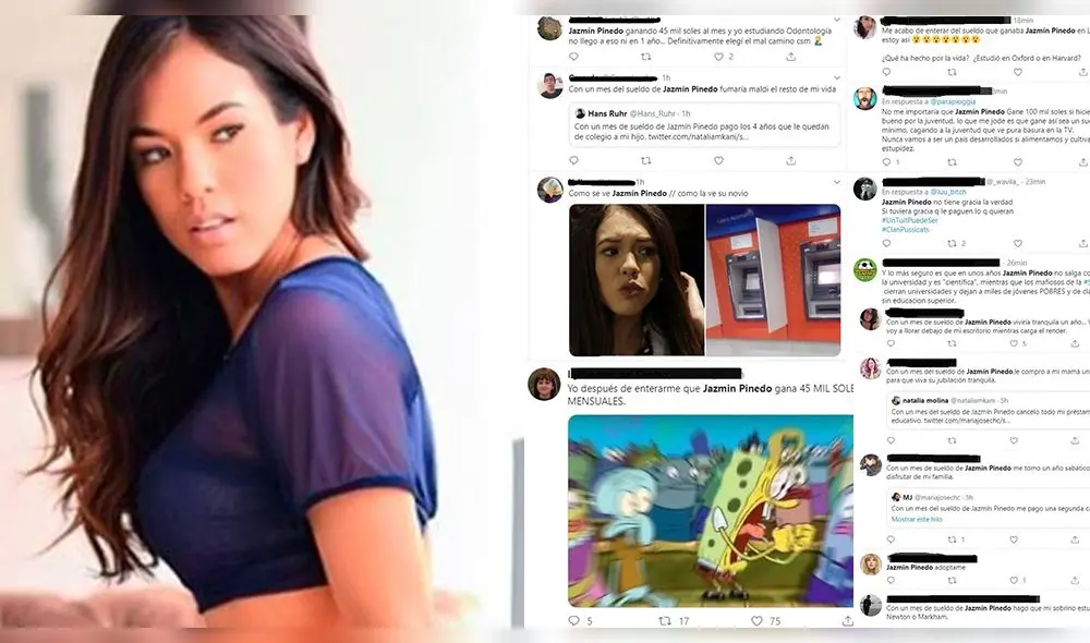 Jazmín Pinedo se vuelve tendencia al revelarse su jugoso sueldo en Latina