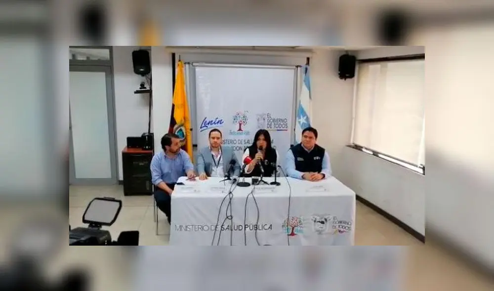 La noticia fue confirmada por la misma ministra de Salud, Catalina Andramuño, en rueda de prensa. Foto: captura La noticia fue confirmada por la misma ministra de Salud, Catalina Andramuño, en rueda de prensa. Foto: captura