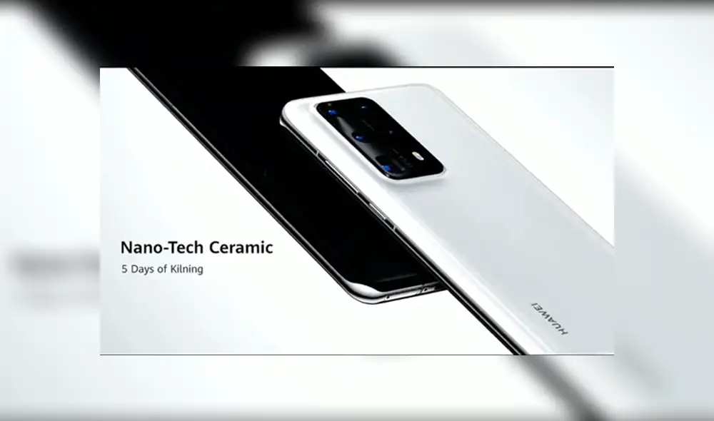 La serie P40 está construida con un cuerpo de cerámica nano tecnológica. La serie P40 está construida con un cuerpo de cerámica nano tecnológica.