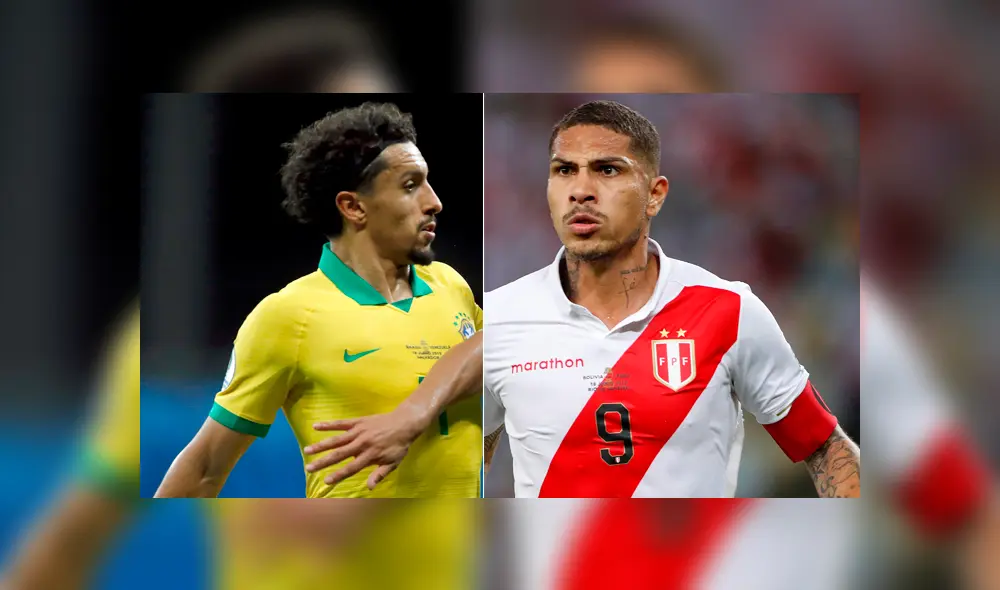 Paolo Guerrero y Marquinhos Paolo Guerrero y Marquinhos