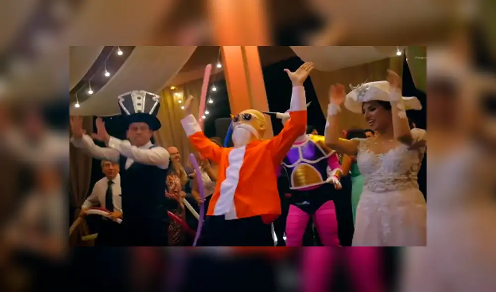 Facebook: fan de Dragon Ball se casa y su boda temática se viraliza en Internet [VIDEO]