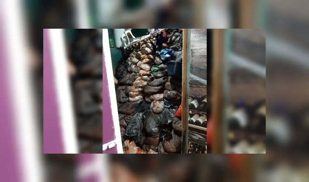 Se encontraron sacos de arena con los que habrían construido el túnel Se encontraron sacos de arena con los que habrían construido el túnel