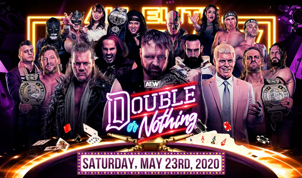 AEW Double or Nothing 2020 se celebrará el próximo sábado 23 de mayo. Foto: AEW