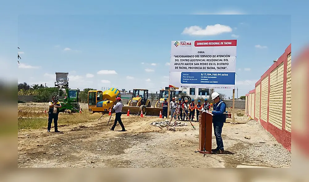 Proyecto. Ayer autoridades colocaron la primera piedra para el inicio del centro de asistencia residencial San Pedro. Proyecto. Ayer autoridades colocaron la primera piedra para el inicio del centro de asistencia residencial San Pedro.