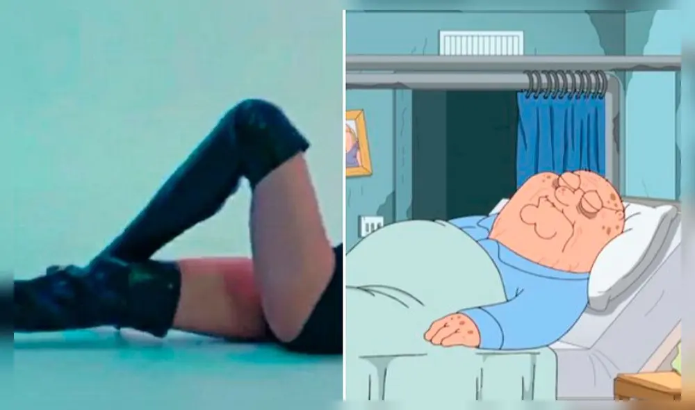 BLACKPINK: meme ‘Did It Work’ con Lisa y Peter Griffin  de Padre de familia. Captura Twitter, abril 2020.