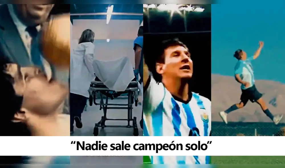 Coronavirus en Argentina: AFA publica video emotivo con Messi y Maradona para combatir la pandemia de COVID-19.
