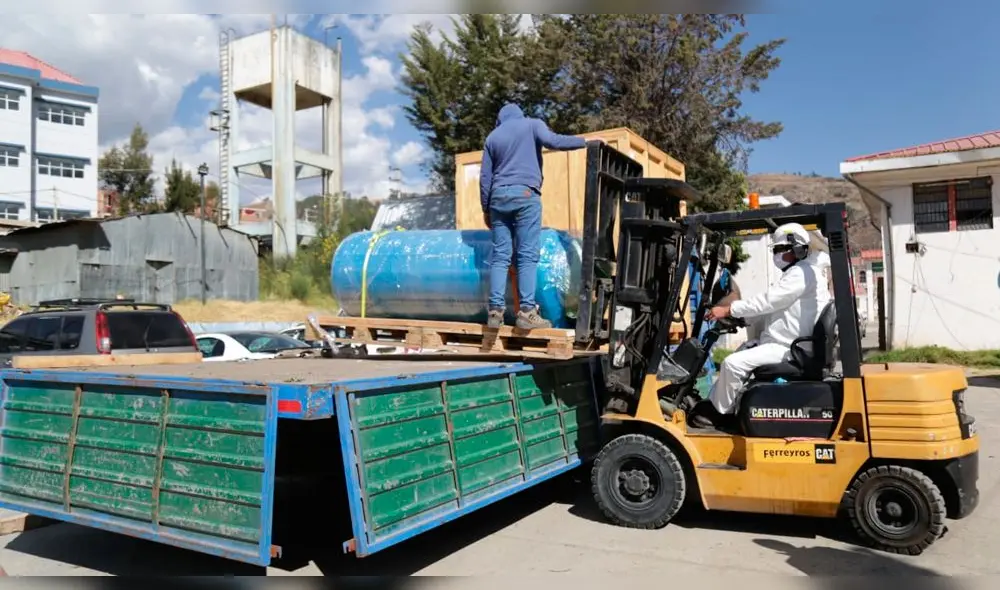 Antamina entrega generador de oxígeno a hospital de Huaraz Antamina entrega generador de oxígeno a hospital de Huaraz