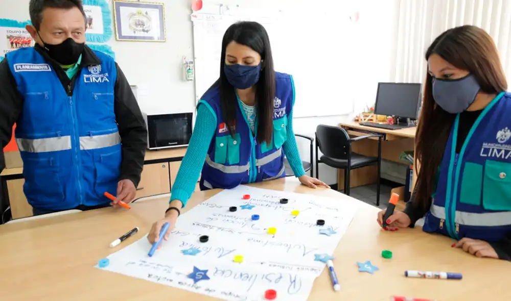 El tema de la educación emocional de los escolares fue abordado en los talleres. Foto: Municipalidad de Lima.