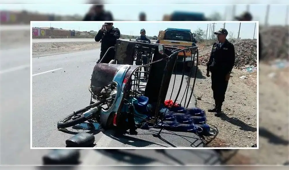 Accidente en vía Piura-Sullana deja un muerto y un herido