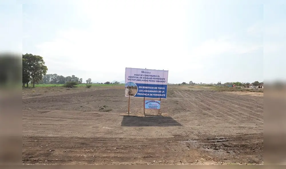 Terreno donado para la construcción del nuvo hospital EsSalud de Ferreñafe. Terreno donado para la construcción del nuvo hospital EsSalud de Ferreñafe.