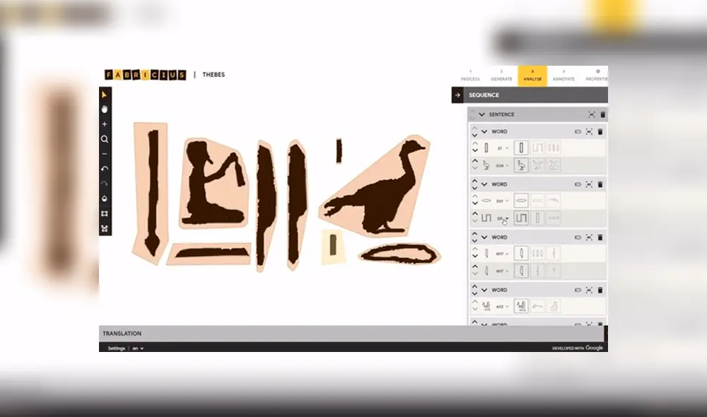 Fabricius fue lanzada el 15 de julio, fecha en que se conmemora el hallazgo de la piedra Rosetta. Foto: Google.