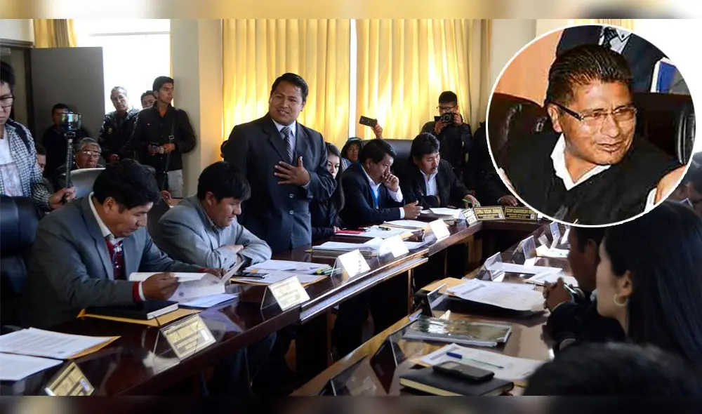 Puno: postergan solicitud de suspensión de Aduviri por renuncia de su abogado