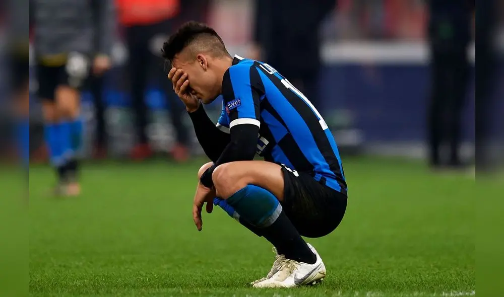 Lautaro Martínez no pudo ganar su primer título internacional con el club italiano. (Foto: Twitter ESPN)