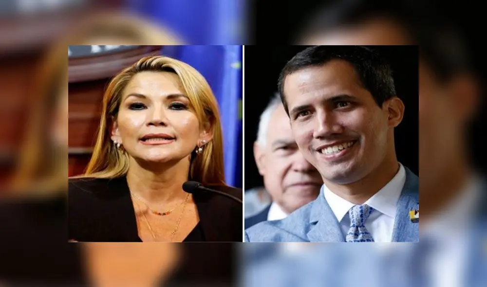 El mes pasado Áñez invitó a Guaidó a designar un embajador en La Paz. Foto: difusión El mes pasado Áñez invitó a Guaidó a designar un embajador en La Paz. Foto: difusión