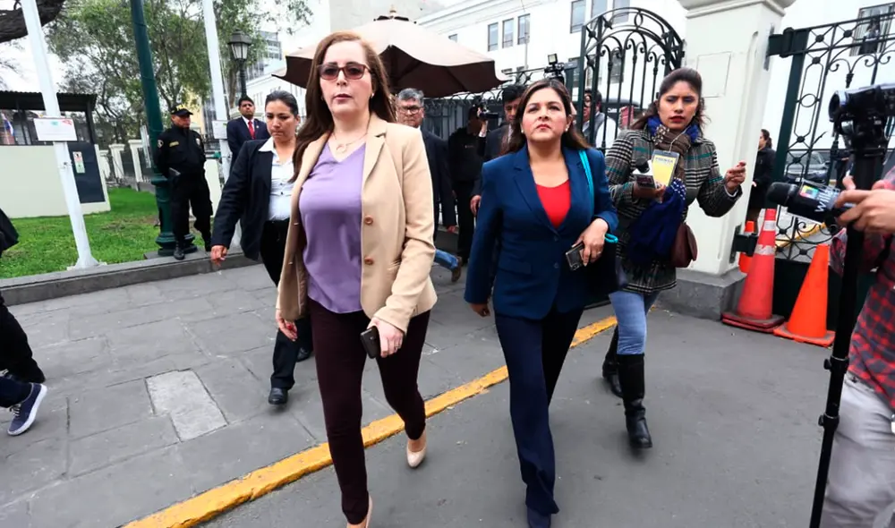 Fujimoristas fueron impedidas de ingresar al Congreso [FOTOS]