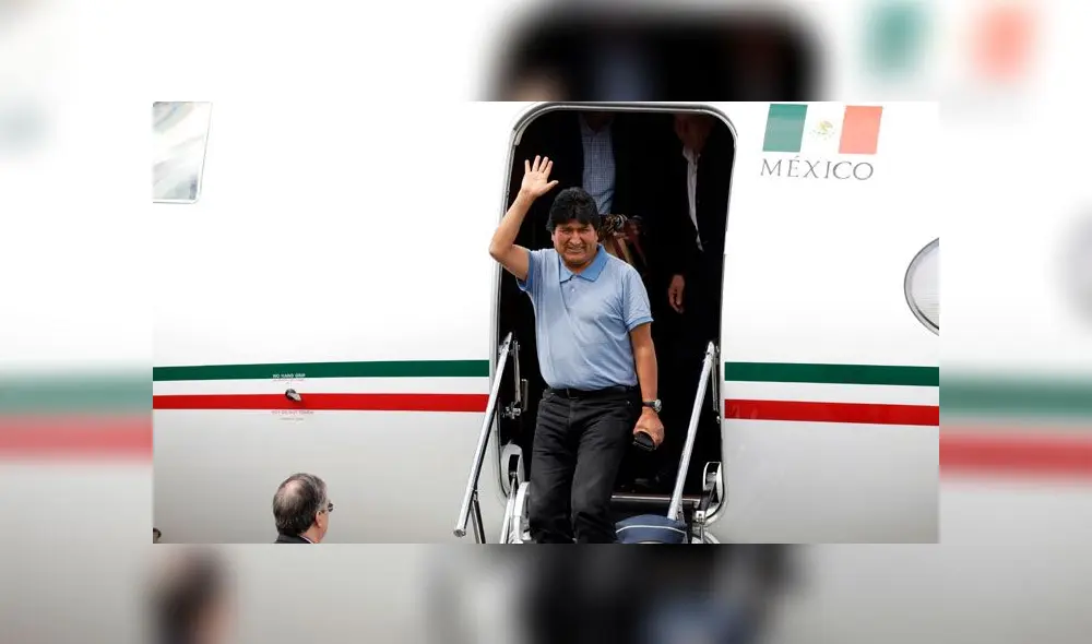 Expresidente de Bolivia llegó al Aeropuerto Internacional de la Ciudad de México. Foto: Univisión Expresidente de Bolivia llegó al Aeropuerto Internacional de la Ciudad de México. Foto: Univisión