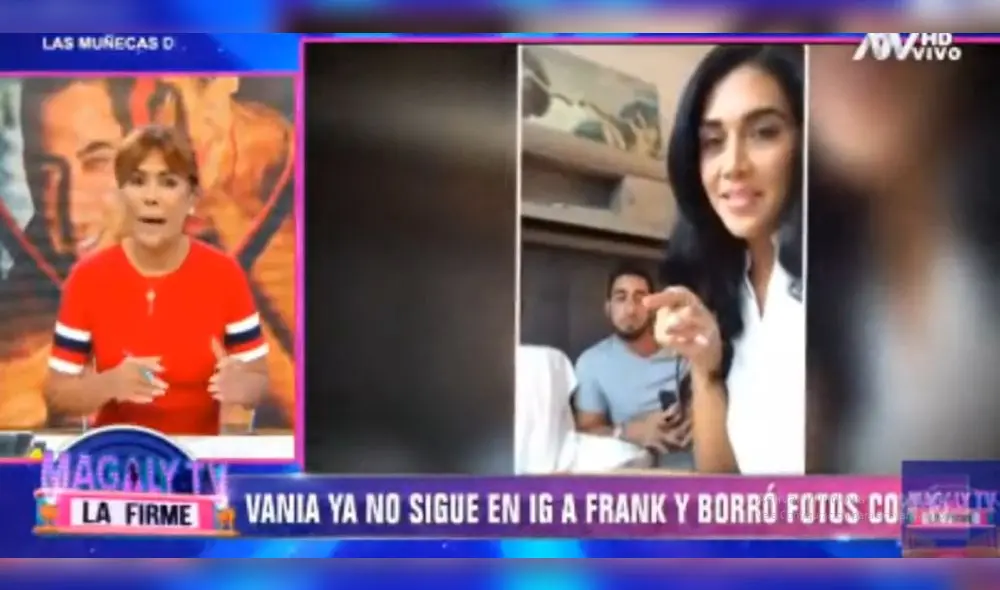 Magaly Medina habla sobre relación de Vania Bludau y su novio. Foto: Captura.