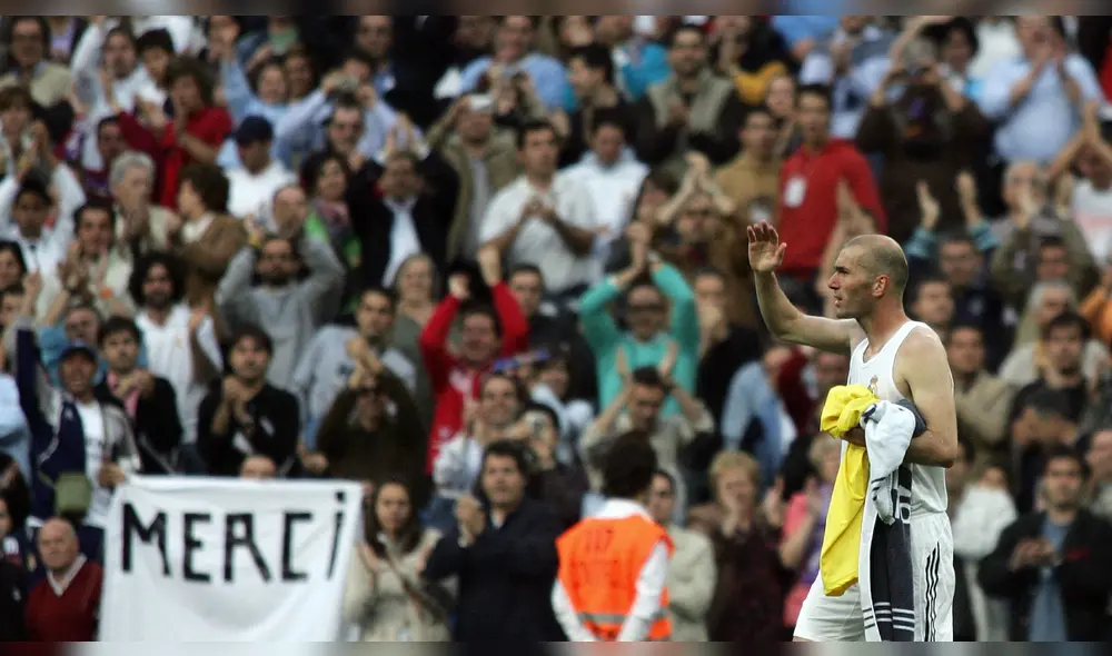 Real Madrid: se cumple 14 años del último partido de Zidane en el Bernabéu. Foto: AFP