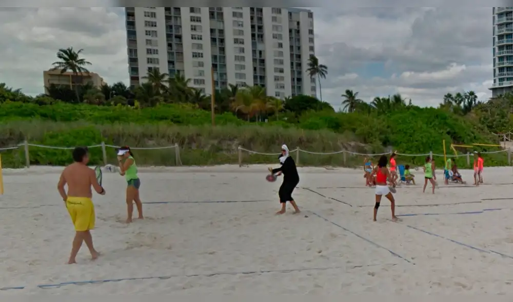 Google Maps: da un paseo por una playa de Estados Unidos, pero encuentra la presencia de una 'monja' [FOTOS]